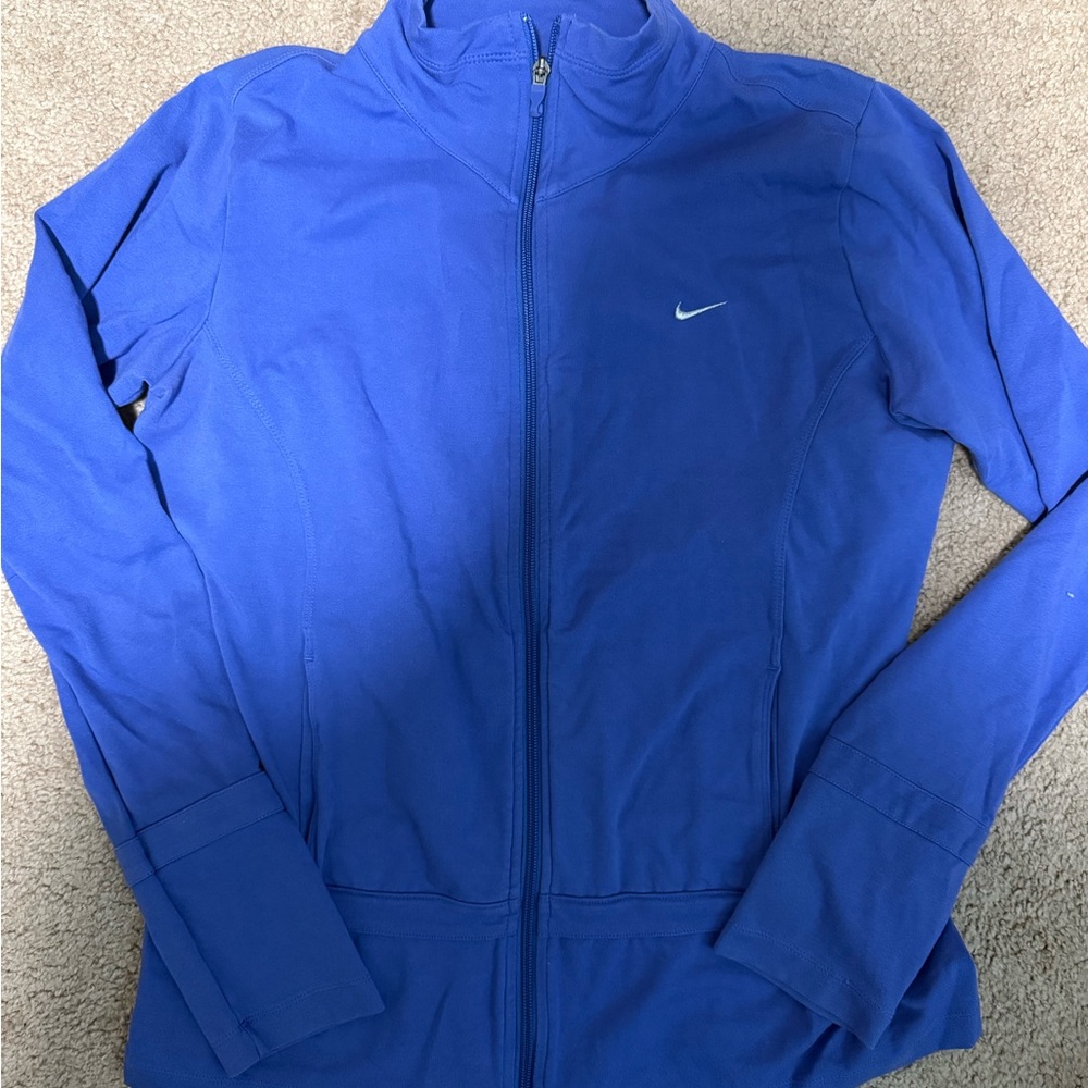 Nike Women's Vibrant Blue Full-Zip Jacket